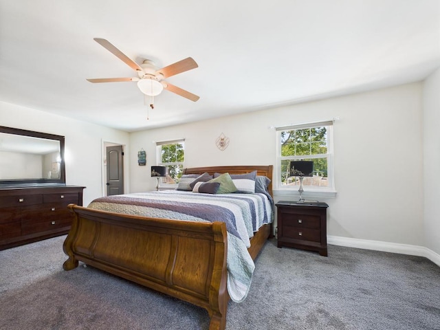 12 Turin St, East Patchogue, NY 11772 - carpeted bedroom featuring ceiling fan and baseboards