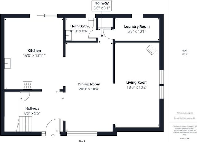 12 Turin St, East Patchogue, NY 11772 - view of property floor plan