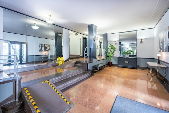 251 Seaman Ave Unit 6A, New York Manhattan, NY 10034 - building lobby with crown molding