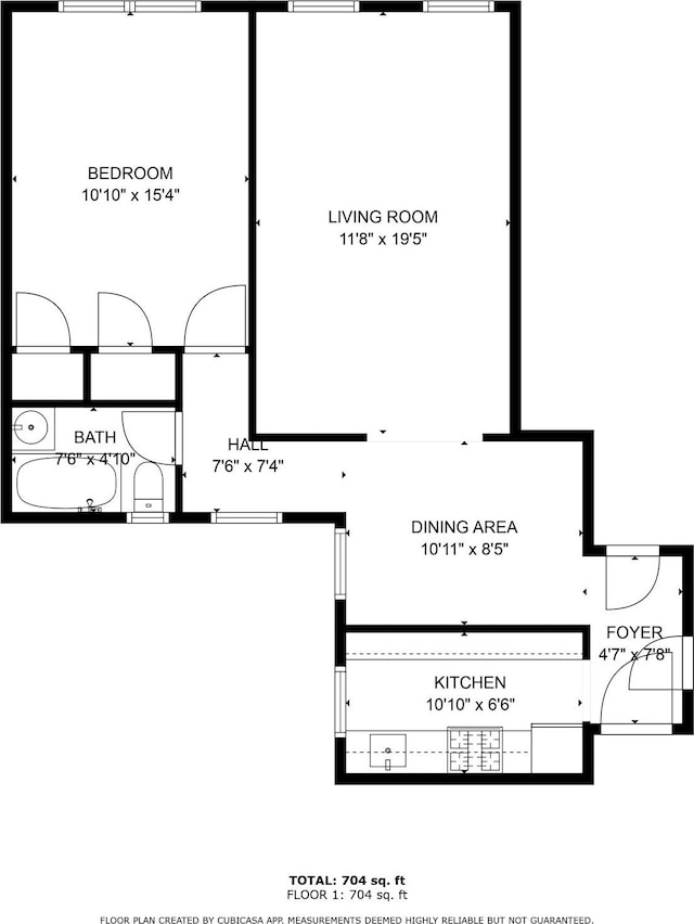251 Seaman Ave Unit 6A, New York Manhattan, NY 10034 - view of floor plan / room layout