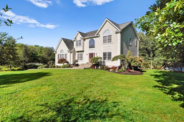48 Brennan Ct, Chester, NY 10918 - view of front facade with a front lawn