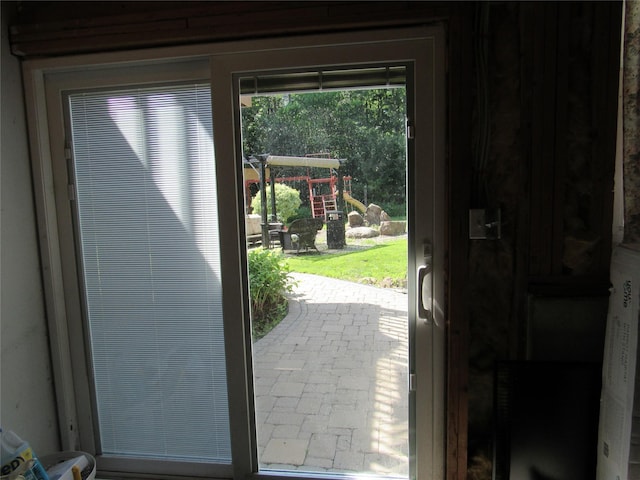 48 Brennan Ct, Chester, NY 10918 - doorway with brick floors