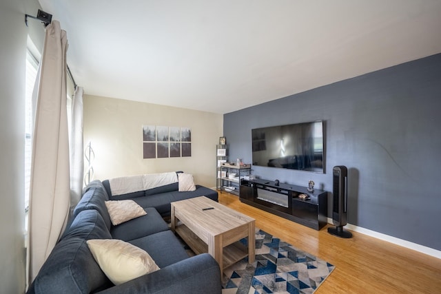 218-12 73rd Ave Unit 401A1, Oakland Gardens, NY 11364 - living area with wood finished floors