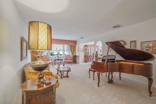 30 Twixt Hills Rd, Saint James, NY 11780 - living area with carpet flooring and arched walkways