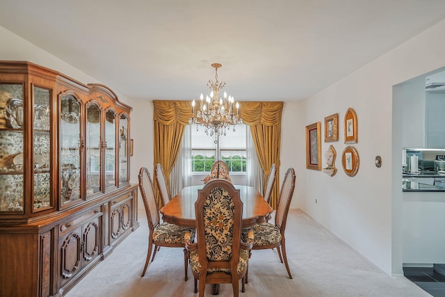 30 Twixt Hills Rd, Saint James, NY 11780 - dining space featuring a chandelier and light colored carpet