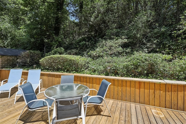 6 Cold Spring Ln, Huntington, NY 11743 - deck with outdoor dining area