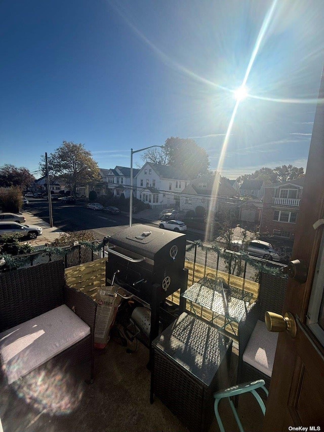 43-67 149th St, Flushing, NY 11355 - patio / terrace with a residential view