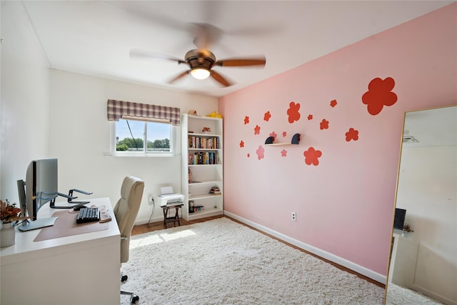 88 E Valley Stream Blvd Unit 7, Valley Stream, NY 11580 - office space featuring ceiling fan and baseboards