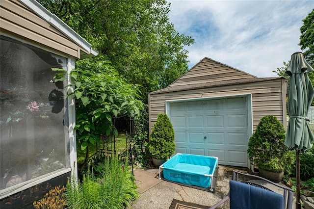 227 Elm St, West Hempstead, NY 11552 - view of detached garage