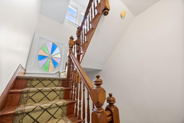 610 Van Cortlandt Park Ave, Yonkers, NY 10705 - stairs with a towering ceiling