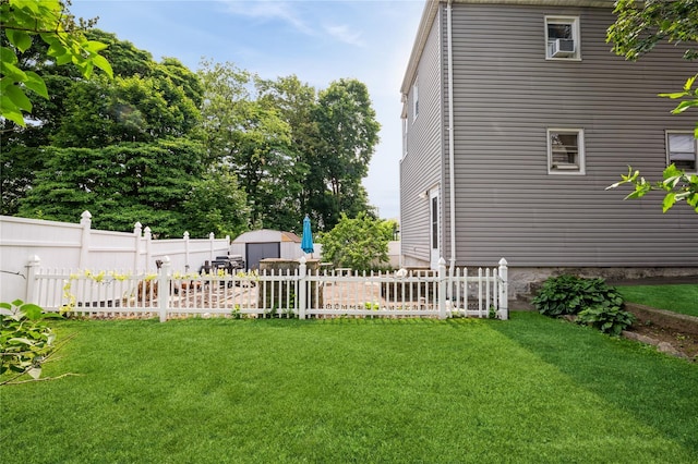 93 Edgewood Ave, Yonkers, NY 10704 - fenced backyard with a shed and cooling unit
