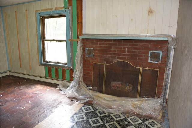 3216 State Route 42, Monticello, NY 12701 - detailed view of a baseboard heating unit and wood walls