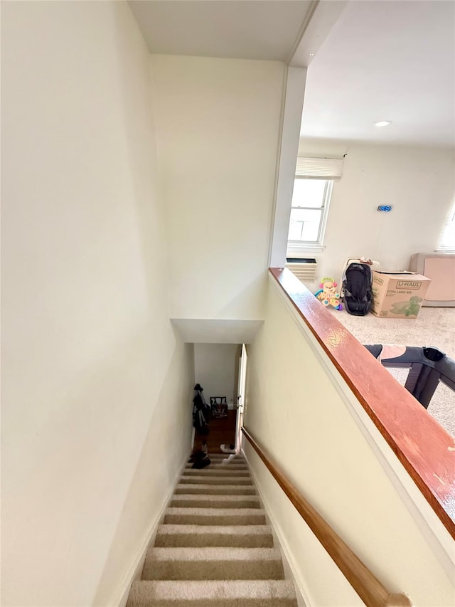 82-09 268th St Apt B, New Hyde Park, NY 11040 - stairs with carpet