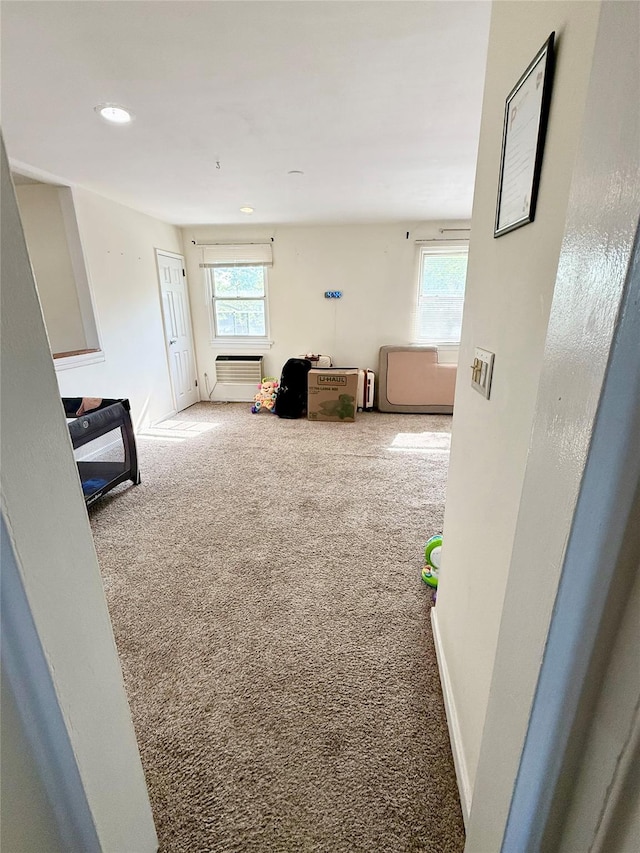82-09 268th St Apt B, New Hyde Park, NY 11040 - hall with carpet, healthy amount of natural light, and recessed lighting
