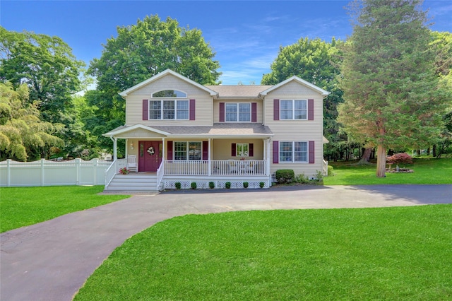 1 Willis Ave, Port Jefferson, NY 11777 - view of front of property with a porch and driveway