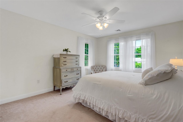 1 Willis Ave, Port Jefferson, NY 11777 - bedroom featuring light carpet and a ceiling fan