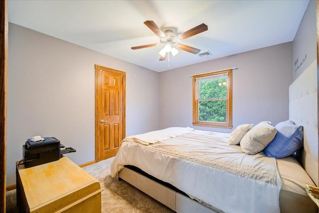 64 Mountainview Rd, Fishkill, NY 12524 - bedroom with light carpet and a ceiling fan