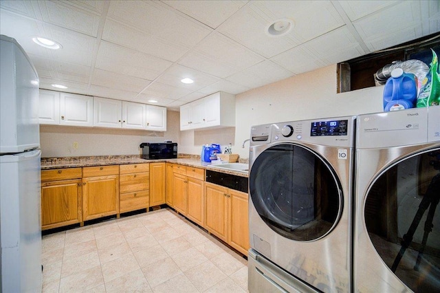 64 Mountainview Rd, Fishkill, NY 12524 - laundry room with separate washer and dryer and recessed lighting