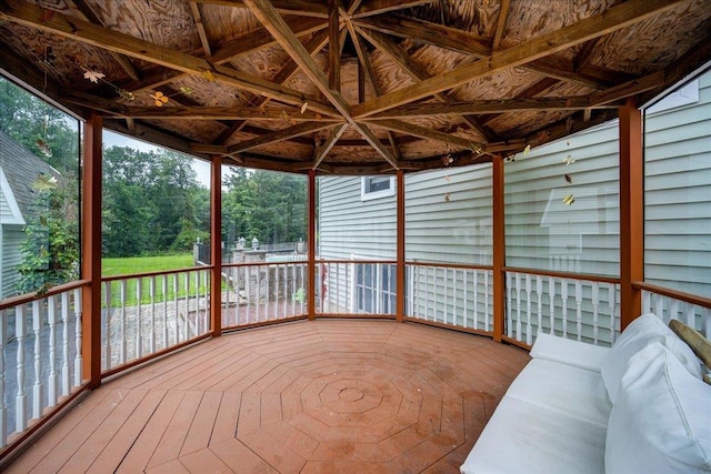 64 Mountainview Rd, Fishkill, NY 12524 - view of unfurnished sunroom