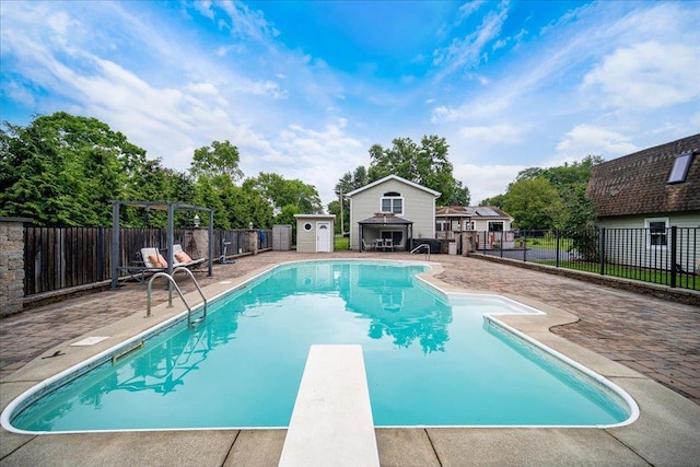 64 Mountainview Rd, Fishkill, NY 12524 - view of pool featuring a fenced backyard, a gazebo, a patio, and a pergola