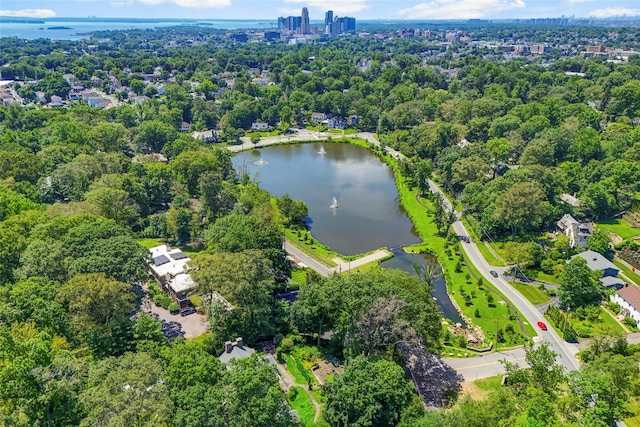 400 Beechmont Dr, New Rochelle, NY 10804 - aerial view of property's location with a large body of water