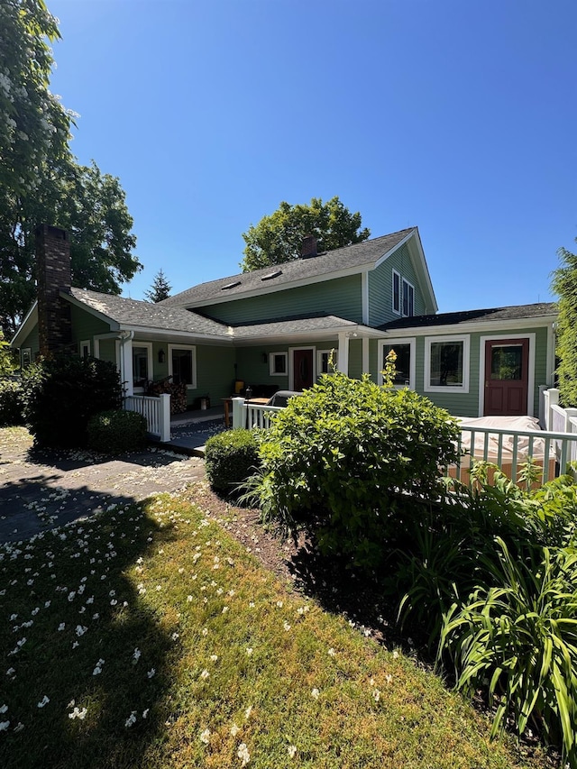 2045 Salt Point Tpke, Salt Point, NY 12578 - view of front of property featuring a chimney