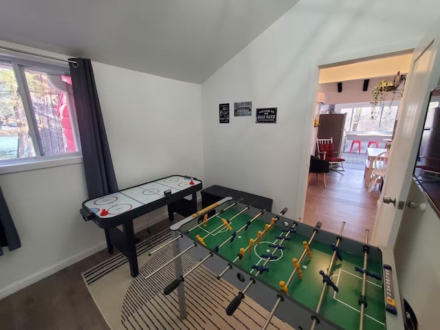 39 E James Ave, Smallwood, NY 12778 - rec room with vaulted ceiling and wood finished floors