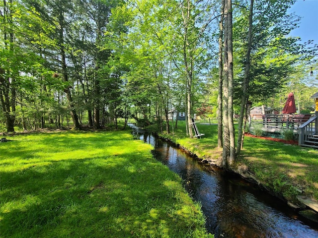 39 E James Ave, Smallwood, NY 12778 - view of grassy yard featuring a wooden deck