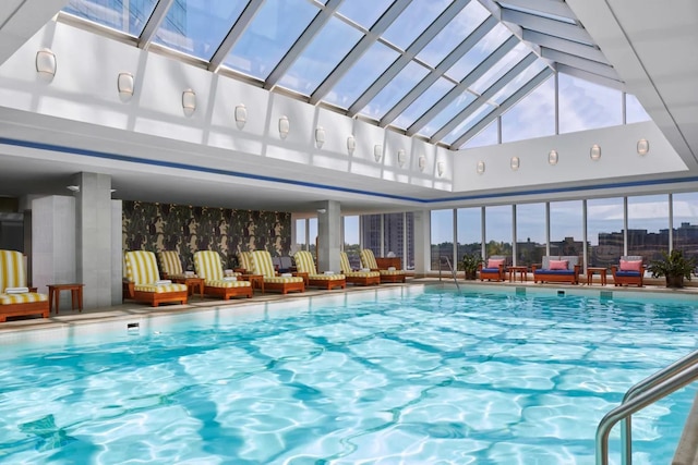 5 Renaissance Sq Unit Ph41G, White Plains, NY 10601 - view of indoor pool