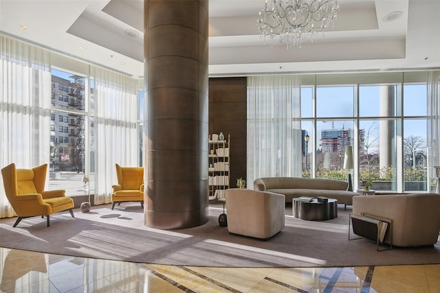 5 Renaissance Sq Unit Ph41G, White Plains, NY 10601 - building lobby with a city view
