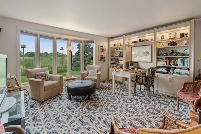 56 Tuthill Point Rd, East Moriches, NY 11940 - home office with plenty of natural light and carpet floors