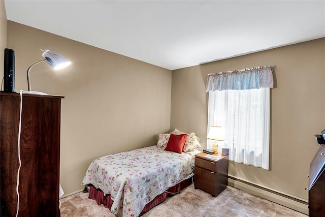 38 Mcarthur Ln, Smithtown, NY 11787 - bedroom with a baseboard radiator and light colored carpet