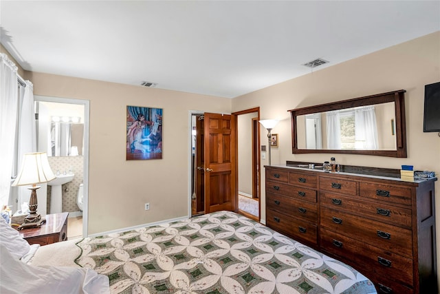 38 Mcarthur Ln, Smithtown, NY 11787 - bedroom featuring baseboards and ensuite bath