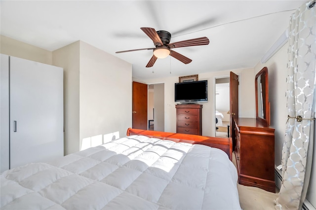 41 Meridian Rd, Levittown, NY 11756 - bedroom with ceiling fan