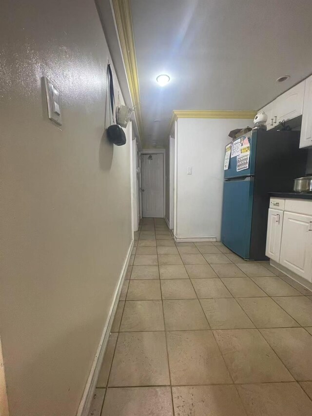 103-23 51st Ave, Corona, NY 11368 - hall with light tile patterned floors and crown molding