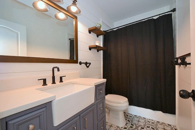1405 Constance Ln, Port Jefferson Station, NY 11776 - bathroom with vanity and shower / tub combo with curtain