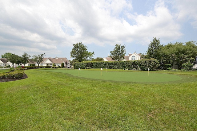 1405 Constance Ln, Port Jefferson Station, NY 11776 - surrounding community featuring a putting green and a lawn