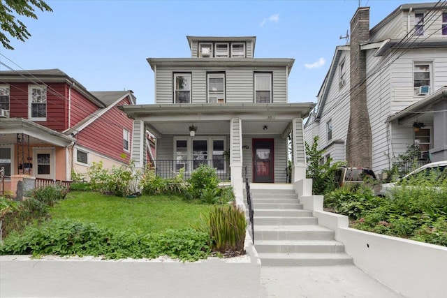 317 Hawthorne Ave, Yonkers, NY 10705 - traditional style home featuring covered porch