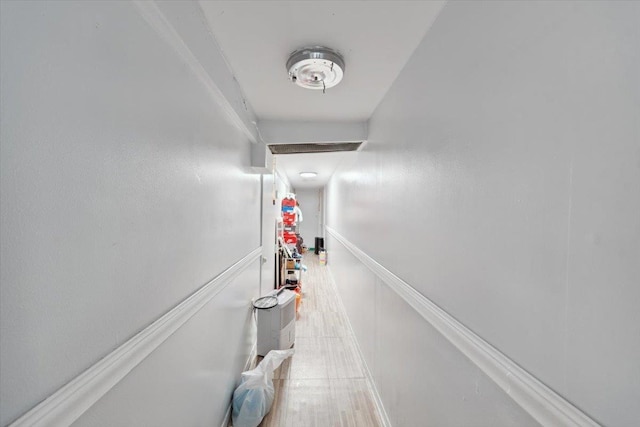 317 Hawthorne Ave, Yonkers, NY 10705 - hallway featuring wood finished floors