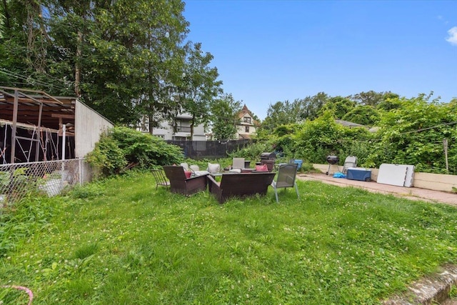 317 Hawthorne Ave, Yonkers, NY 10705 - view of yard with outdoor lounge area