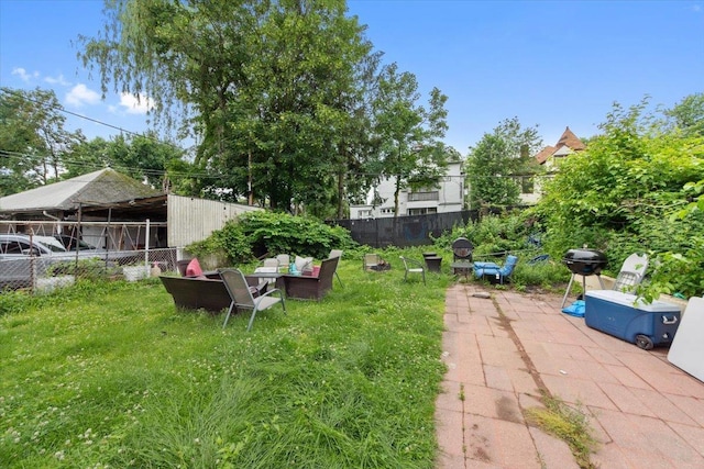 317 Hawthorne Ave, Yonkers, NY 10705 - view of yard featuring a patio area