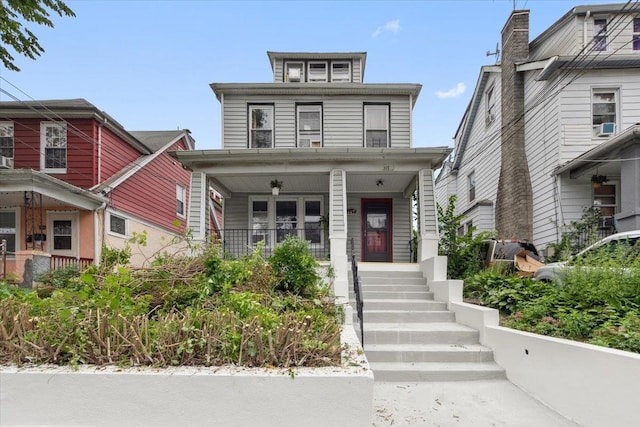 317 Hawthorne Ave, Yonkers, NY 10705 - traditional style home featuring covered porch and stairs