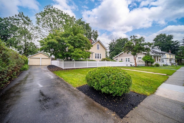 12 Beechwood Ter, Poughkeepsie, NY 12601 - obstructed view of property with a garage, an outbuilding, and a residential view