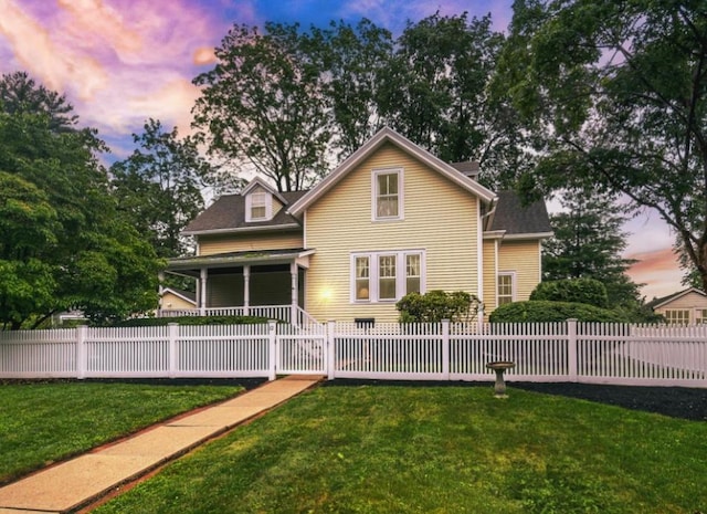 12 Beechwood Ter, Poughkeepsie, NY 12601 - view of back of house at dusk