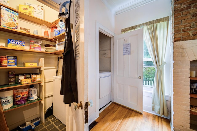 12 Beechwood Ter, Poughkeepsie, NY 12601 - pantry with washer / clothes dryer