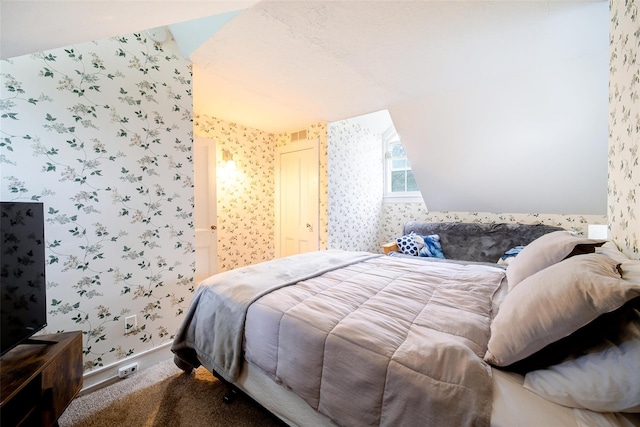12 Beechwood Ter, Poughkeepsie, NY 12601 - carpeted bedroom with wallpapered walls and baseboards