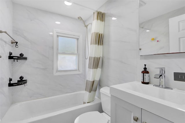 206 Friends Ln, Westbury, NY 11590 - bathroom featuring shower / bathtub combination with curtain and vanity