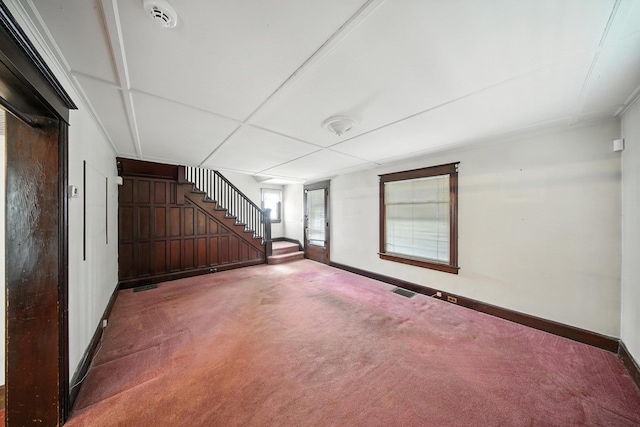 20 Columbia Ave, Middletown, NY 10940 - unfurnished room with carpet flooring, stairway, and a smoke detector