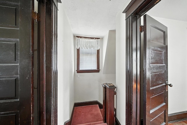 20 Columbia Ave, Middletown, NY 10940 - hallway featuring baseboards and a textured ceiling