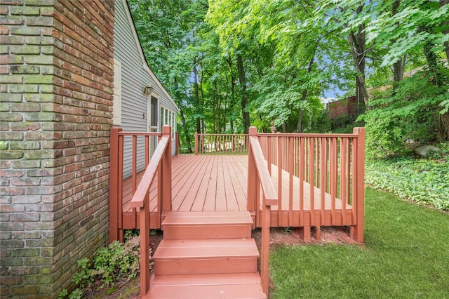 5 Hillaire Pl, Nanuet, NY 10954 - view of wooden deck